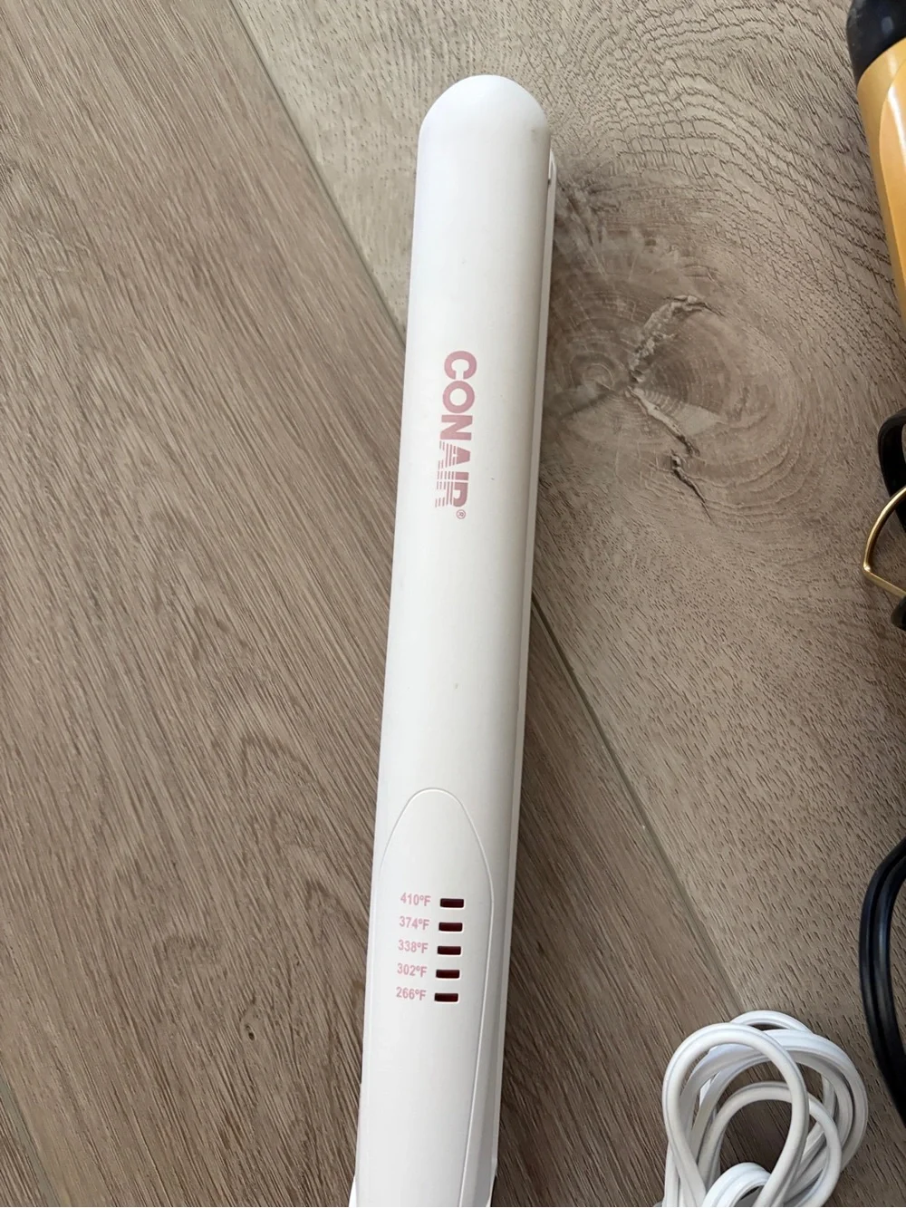 Conair Gold & White Hair Styling Set - Flat Iron and Curling Wand